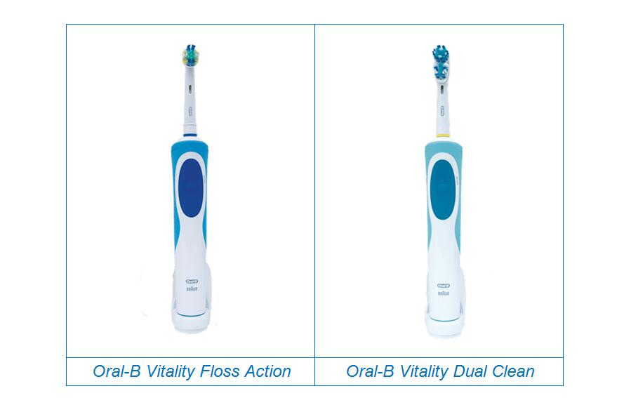 Oral-B Vitality Floss Action and Dual Clean