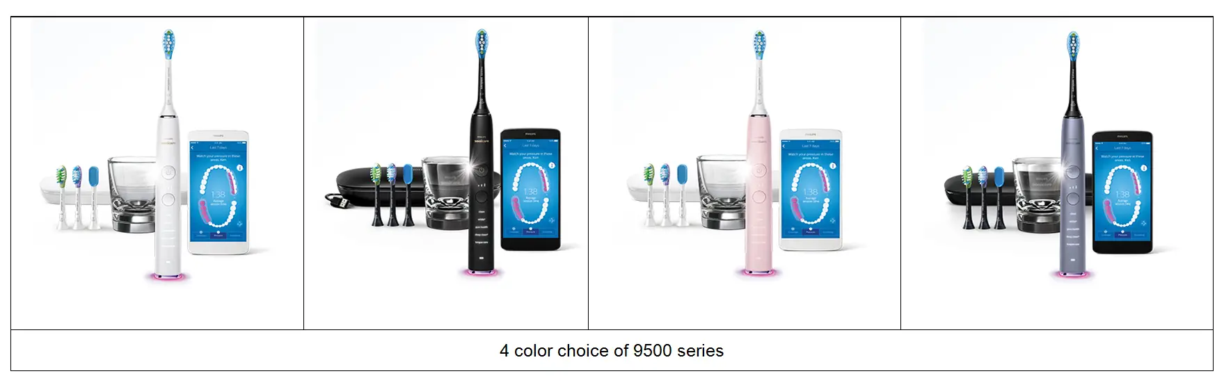 4 color choice of 9500 series